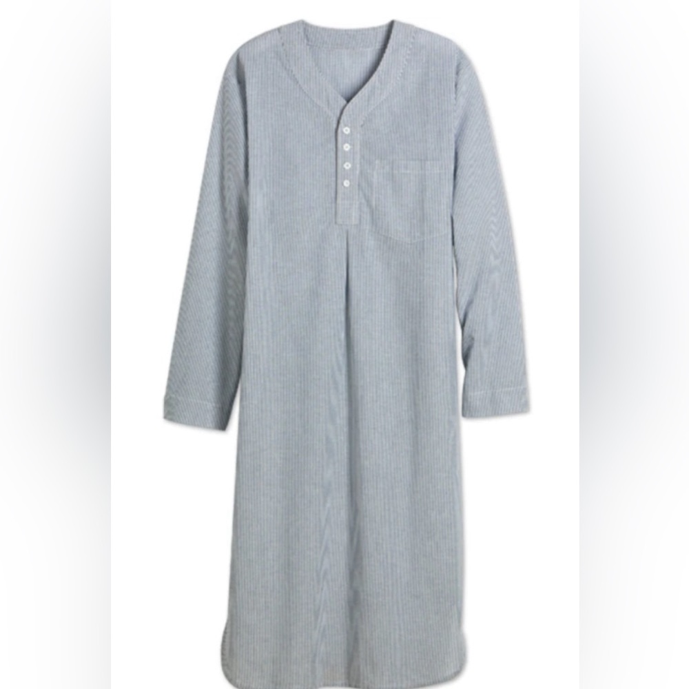 Never Used Men's 100% Cotton Broadcloth Nightshirt